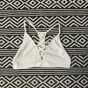 White Free People Bralette